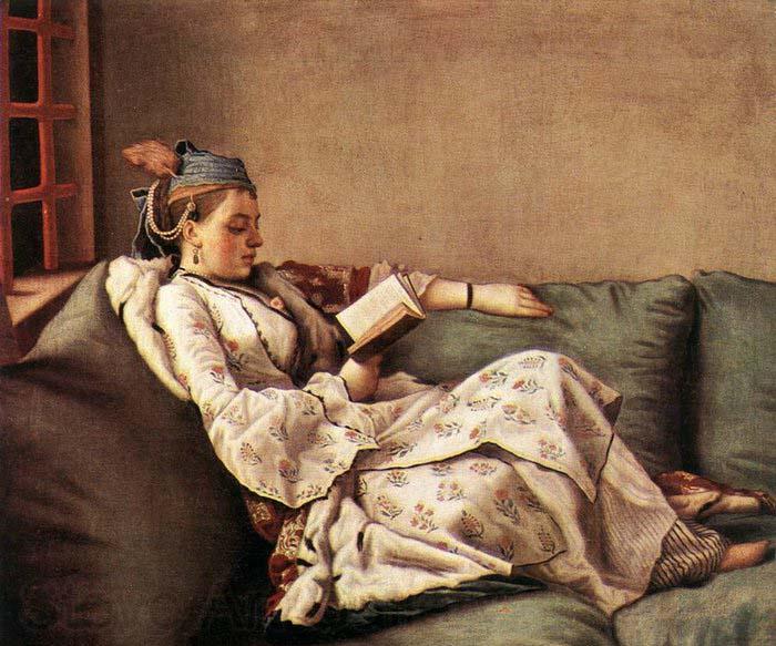 Jean-Etienne Liotard Marie Adalaide Norge oil painting art